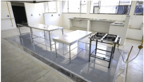 Reforma da cozinha do Hospital Regional de Ceilândia