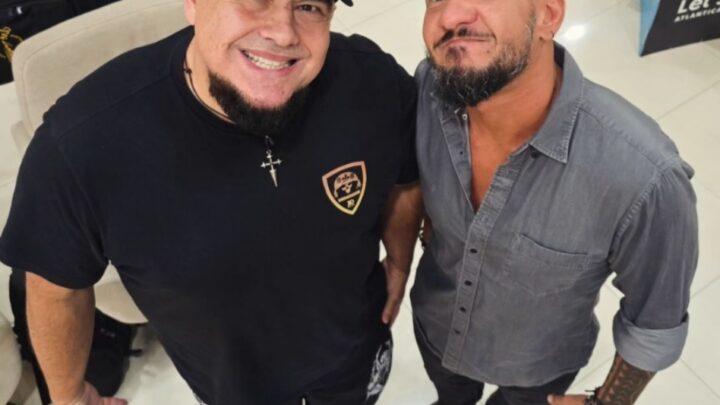 Digão e Rodolfo se encontram e deixam fãs do Raimundos eufóricos