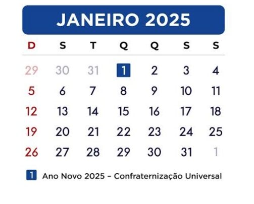 Confira a lista de feriados e pontos facultativos de 2025
