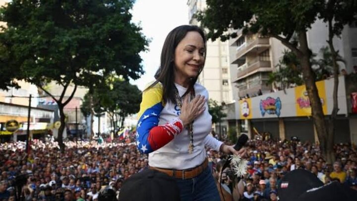 María Corina é presa por forças do ditador venezuelano Nicolás Maduro