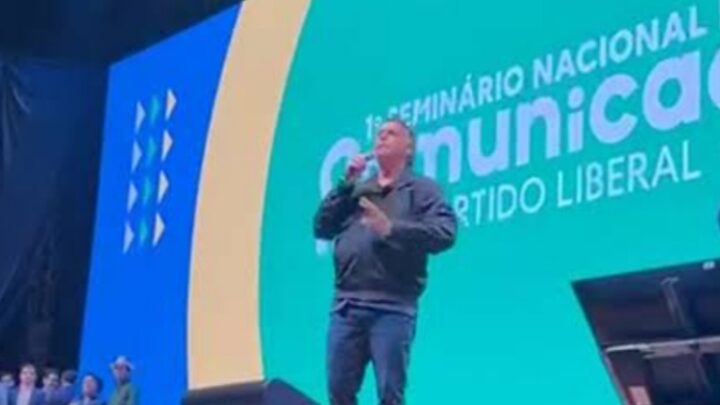 “Caguei para a prisão!”, disse Bolsonaro, em evento do PL em Brasília