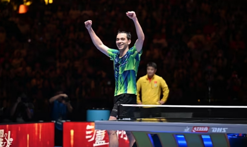 Histórico: Hugo Calderano é campeão mundial de Tênis de Mesa